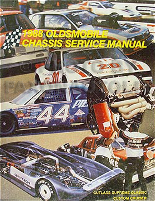 1988 Olds Cutlass Supreme Classic and Custom Cruiser Repair Shop Manual