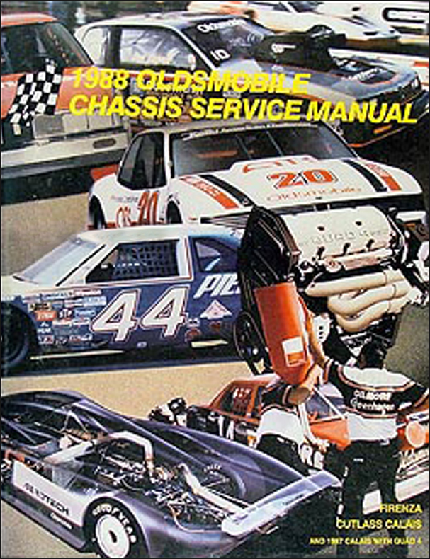 1988 Oldsmobile Cutlass Calais & Firenza Shop Manual Original 