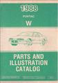 1988 Pontiac Gran Prix Parts Book Original