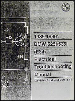1989-1990 BMW 525i 535i Electrical Troubleshooting Manual
