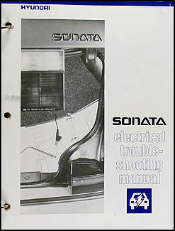 1989-1991 Hyundai Sonata Electrical Troubleshooting Manual Original