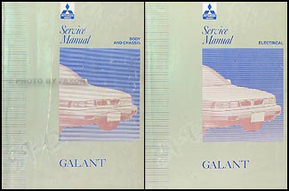 1989-1992 Mitsubishi Galant Repair Manual Set Original