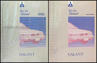 1989-1993 Mitsubishi Galant Repair Manual Set Original