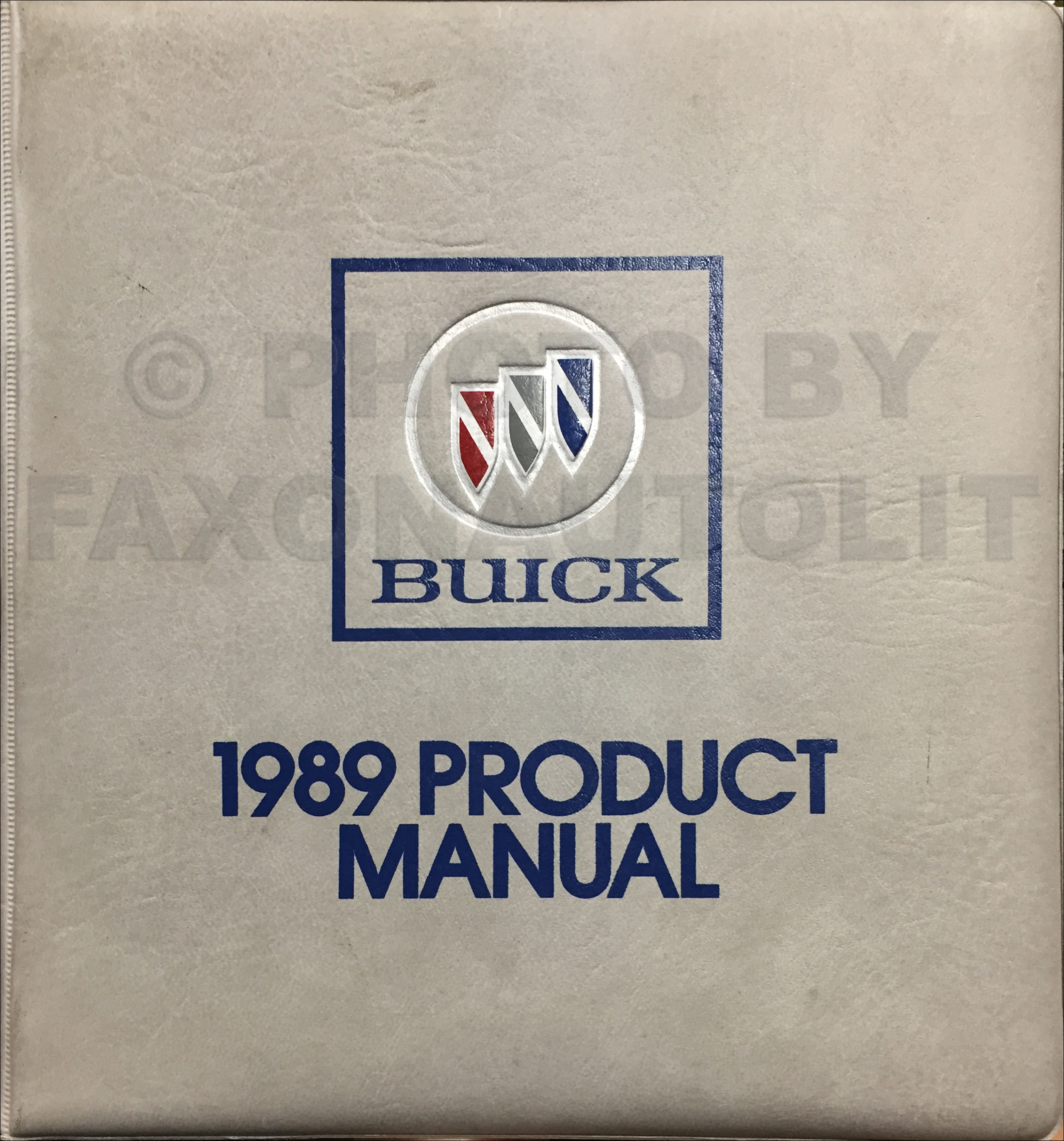 1989 Buick Color & Upholstery Dealer Album/Data Book Dealer Album Original