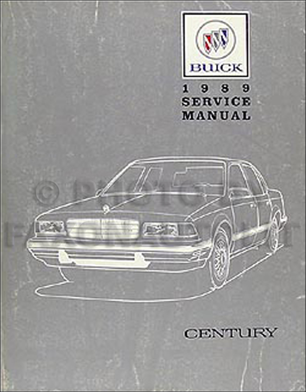 1989 Buick Century Repair Manual Original 