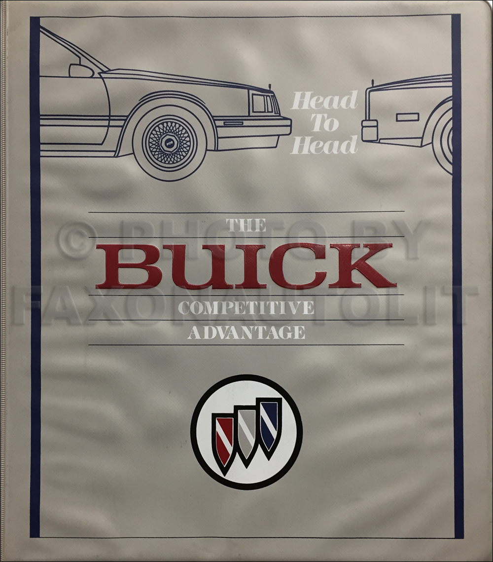 1989 Buick Competitive Comparison Dealer Album Original