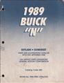 1989 Buick Skylark Parts Book Original