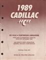 1989 Cadillac Deville and FWD Fleewood Parts Book Original