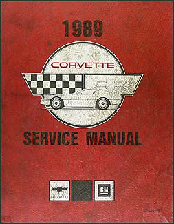 1989 Corvette Shop Manual Original