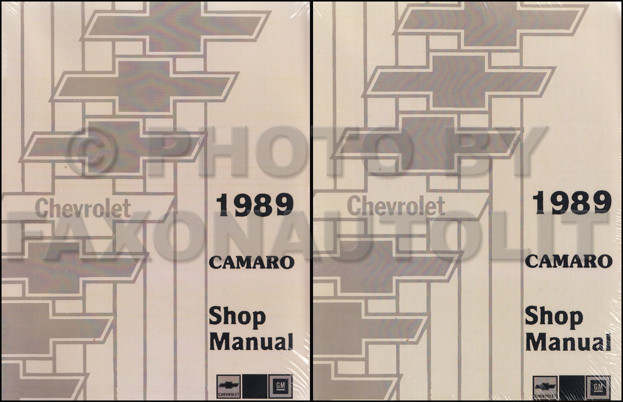1989 Chevy Camaro Repair Manual Original 