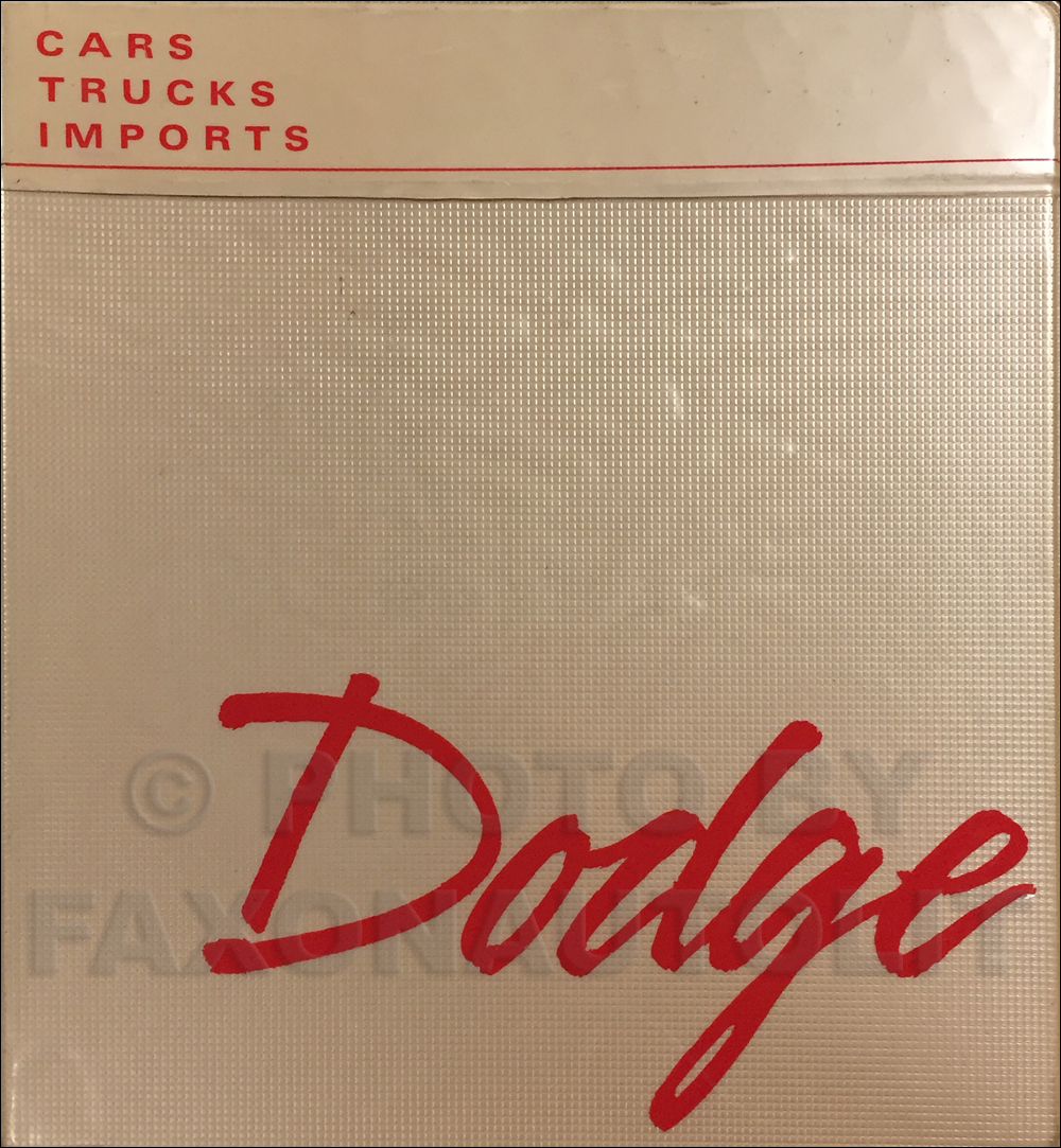 1989 Dodge Competitive Comparison Dealer Album