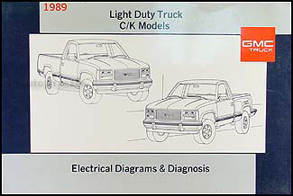 1989 GMC Sierra CK Pickup Shop Manual NEW can use for Chevy 1500 2500 3500 Truck 