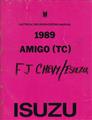 1989 Isuzu Amigo Electrical Troubleshooting Manual Original