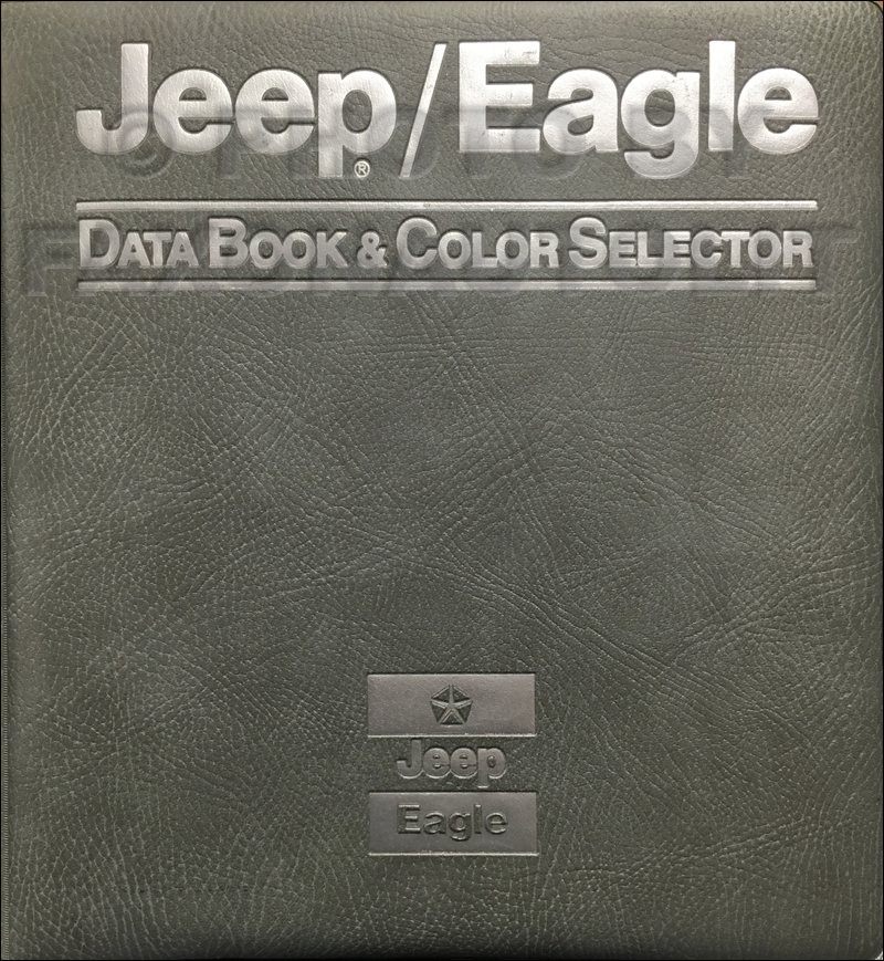 1989 Jeep and Eagle Color & Upholstery Album and Data Book Original