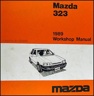 1989 Mazda 323 Repair Manual Original 