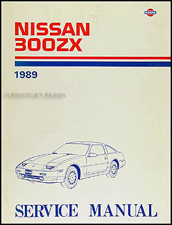 1989 Nissan 300ZX Repair Manual Original