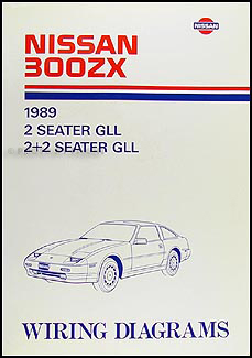 1989 Nissan 300ZX Wiring Diagram Manual Original 