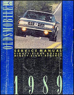 1989 Oldsmobile 88 Royale, Ninety Eight Regency Repair Manual Original 