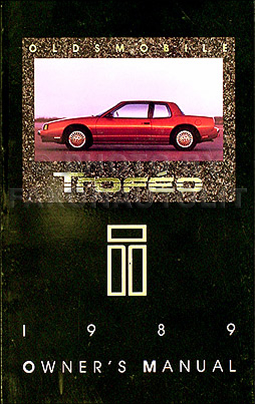 1989 Oldsmobile Troféo Owner's Manual Original