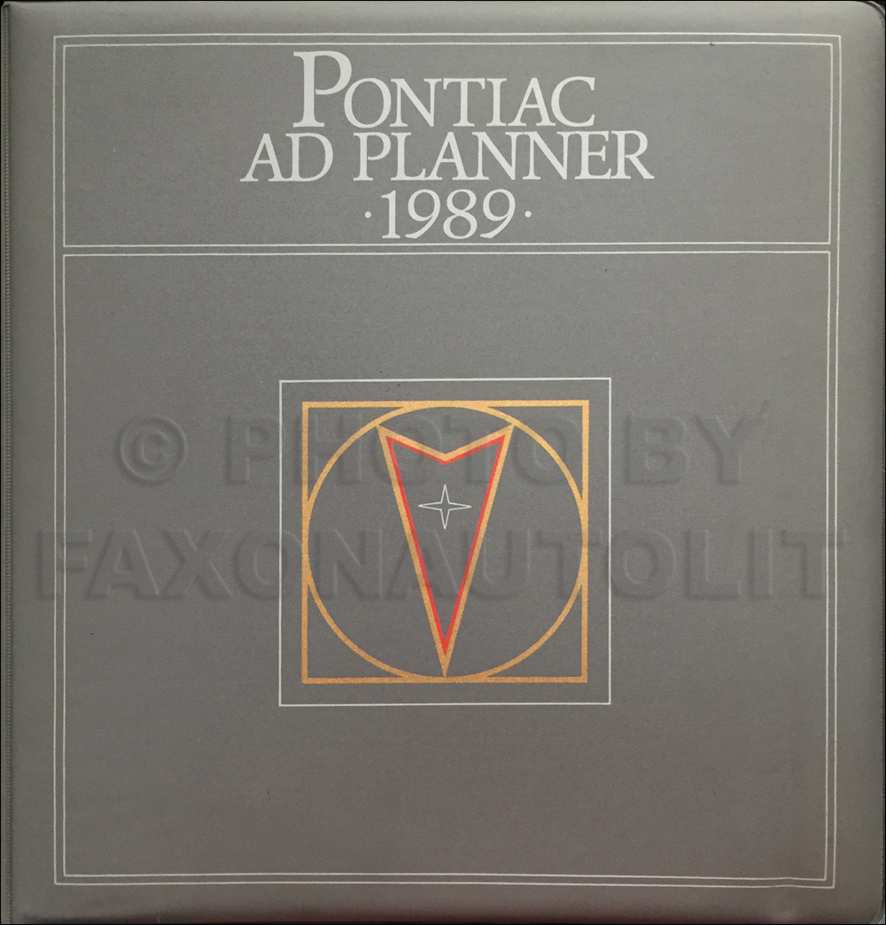 1989 Pontiac Dealer Advertising Planner Original