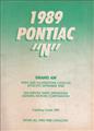 1989 Pontiac Grand Am Parts Book Original