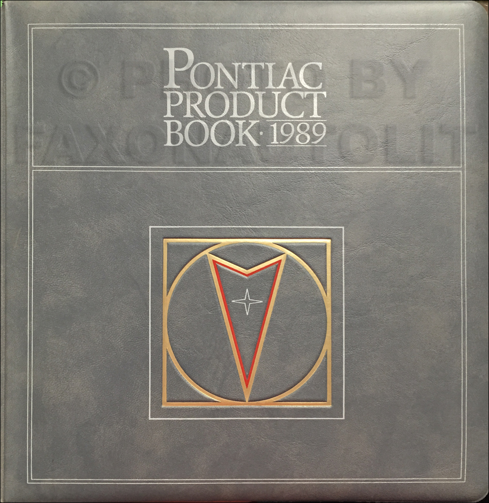 1989 Pontiac Color & Upholstery, Data Book Dealer Album Original