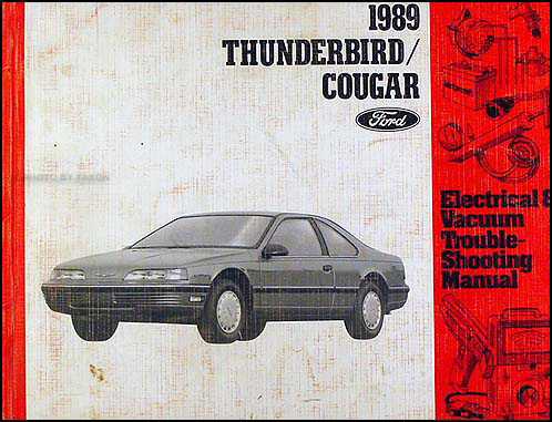 1989 Ford Thunderbird Mercury Cougar Electrical Troubleshooting Manual