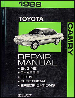 1989 Toyota Camry Repair Manual Original 