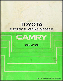 1989 Toyota Camry Wiring Diagram Manual Original