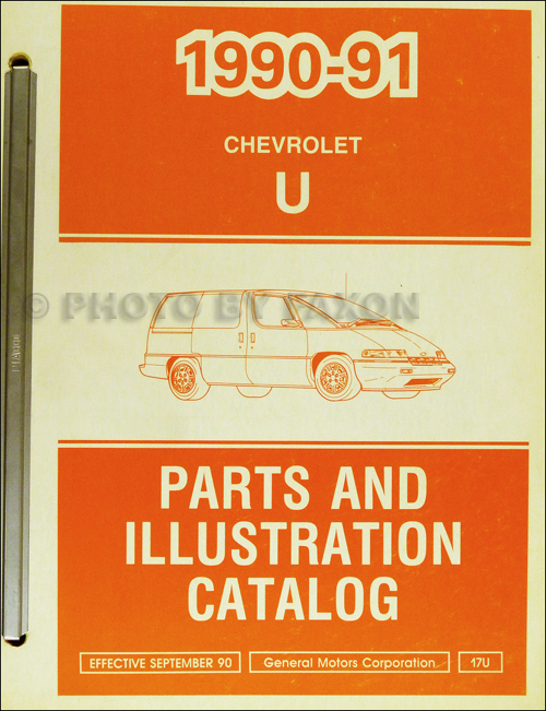 1990-1991 Chevrolet Lumina APV Parts Book Original