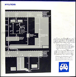 1990-1992 Hyundai Excel Electrical Troubleshooting Manual Original
