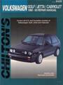 Chilton's Total Car Care Repair Manual Volkswagen 1990-1993 Golf, Jetta, and Cabriolet