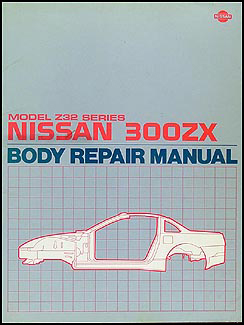 1990-1995 Nissan 300ZX Body Repair Manual Original 
