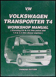 1990-1995 VW Transporter Eurovan Bus Repair Manual