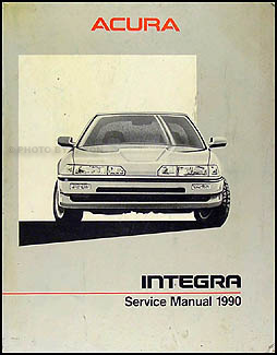1990 Acura Integra Shop Manual Original 