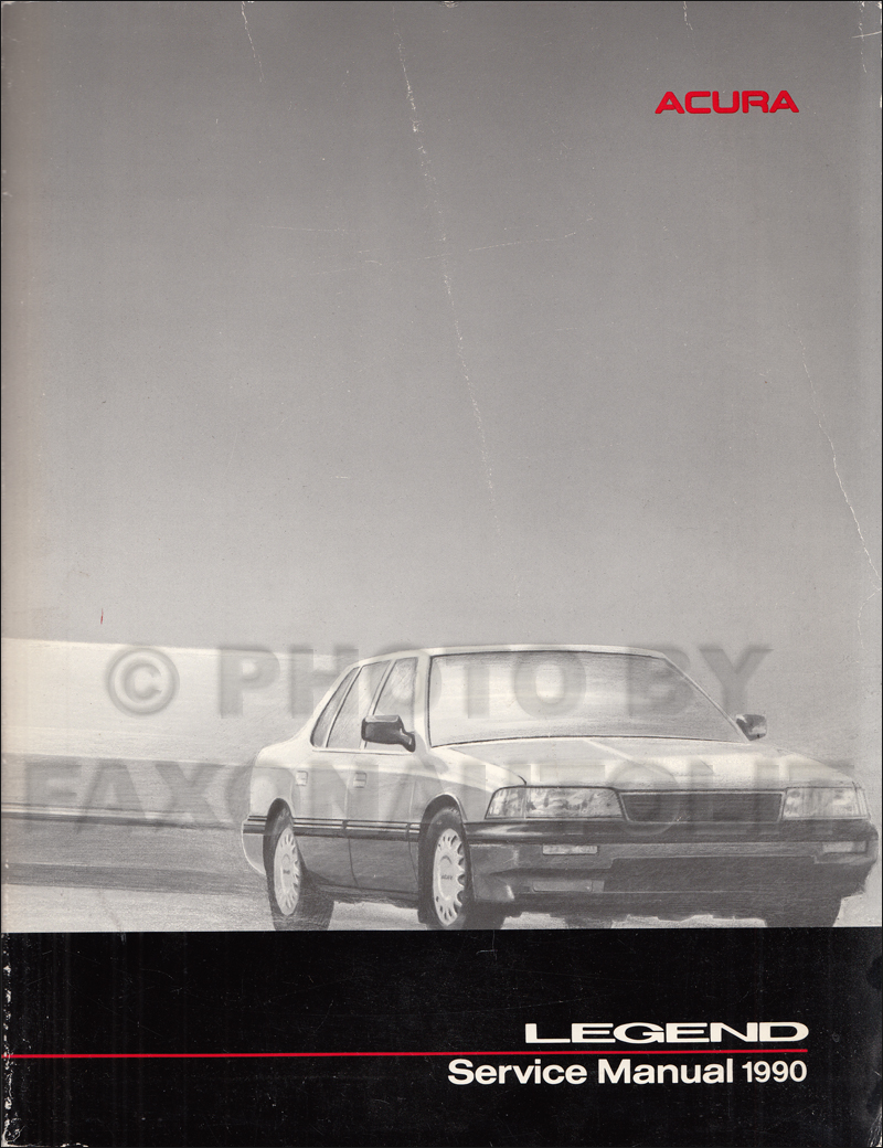 1990 Acura Legend 4 door Shop Manual Original