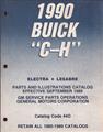 1990 Buick Park Avenue, LeSabre, and Elecra Parts Book Original