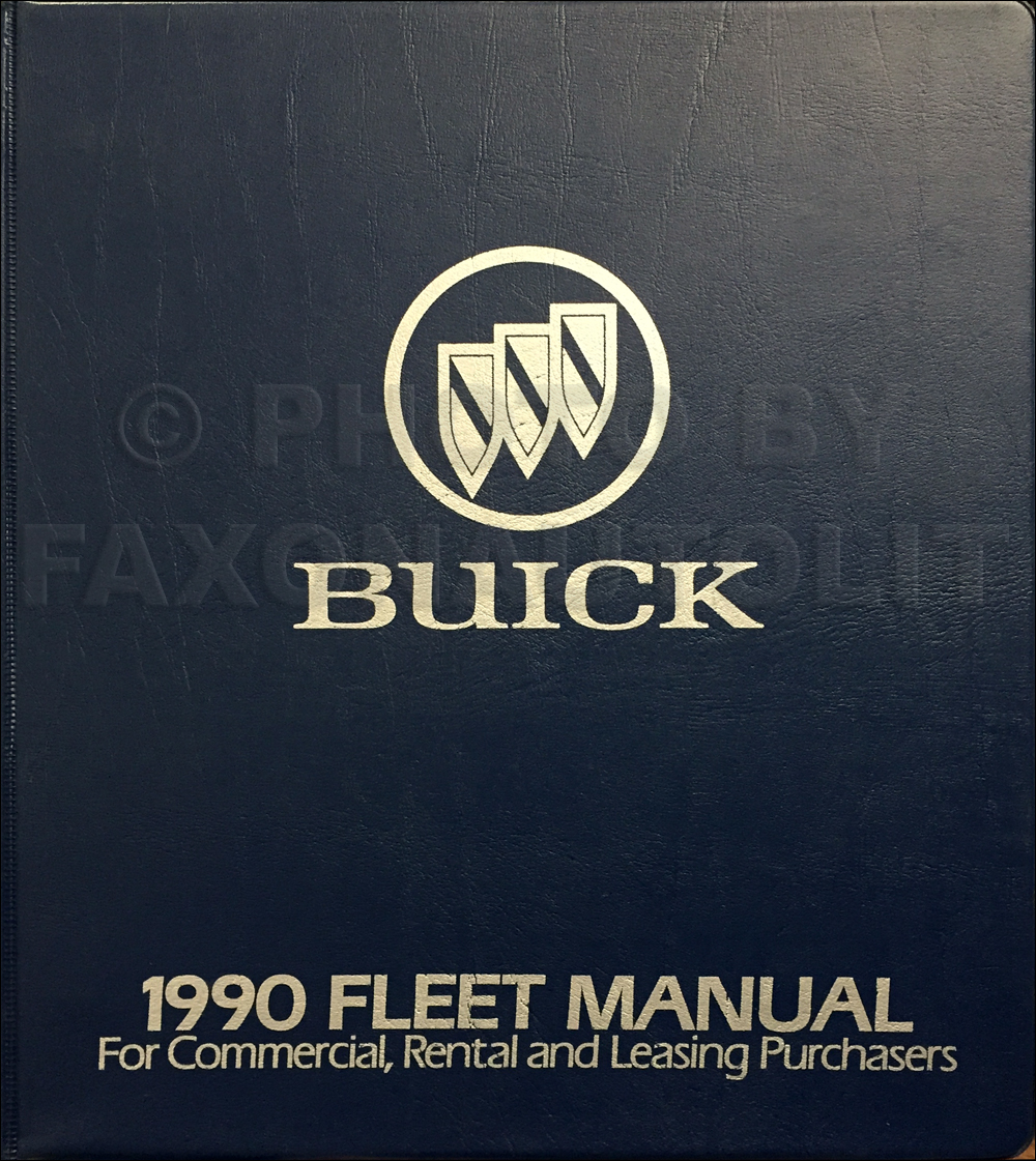 1990 Buick Fleet Buyers Guide Original