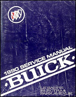 1990 Buick LeSabre & Electra/Park Avenue Repair Manual Original 