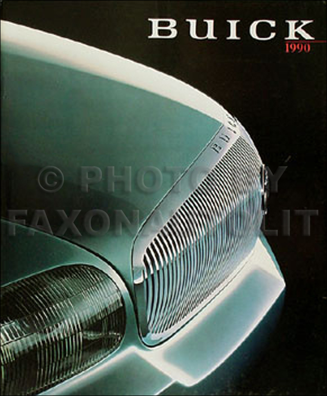 1990 Buick Original Sales Catalog 90 Riviera/Reatta/LeSabre/etc.