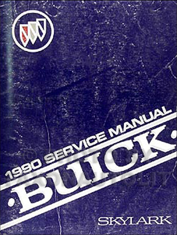1990 Buick Skylark Shop Manual Original
