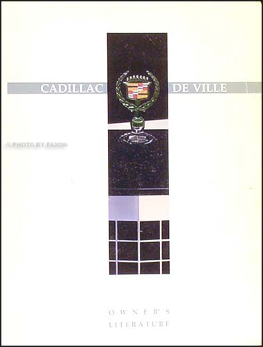 1990 Cadillac Deville Owner's Manual Factory Reprint