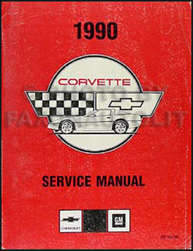 1990 Corvette Shop Manual Original