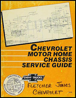 1990 Chevrolet Motor Home Repair Manual Original