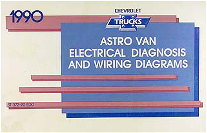 1990 Chevy Astro Van Wiring Diagram Manual Original