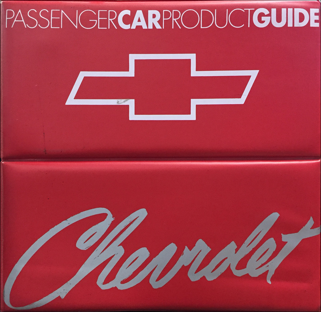 1990 Chevrolet Car Color & Upholstery Dealer Album/Data Book Original