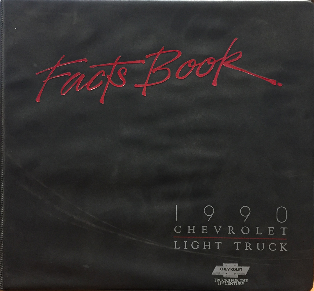 1990 Chevrolet Light Truck Data Book and Color and Upholstery Dealer Album Original