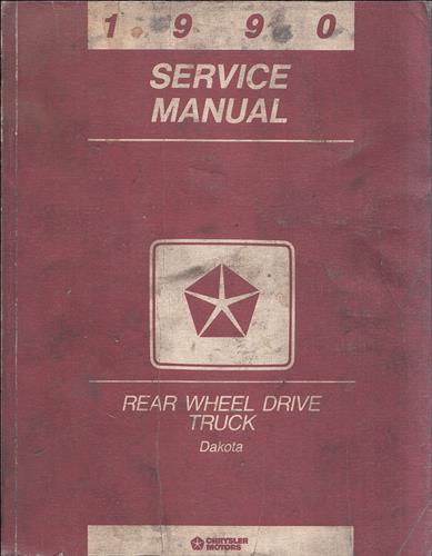 1990 Dodge Dakota Repair Manual Original 