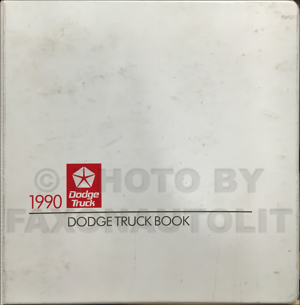 1990 Dodge Truck Color & Upholstery Album and Data Book Original