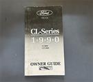 1990 Ford CL-9000 and CLT-9000 Owner's Manual Original